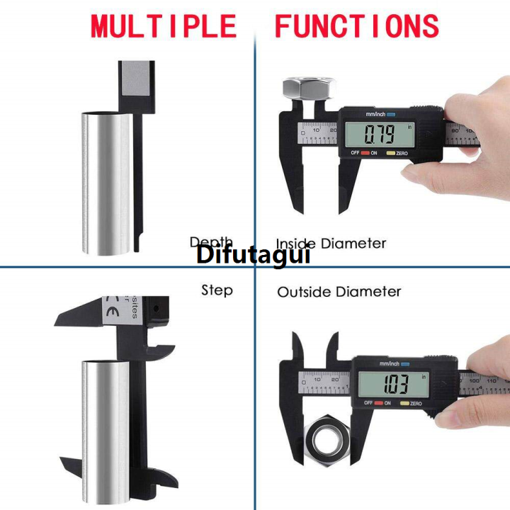 Difutagui%20Vastar%206inch%20150mm%20Electronic%20Digital%20Caliper%20Sales%20promotion%20Ruler%20Carbon%20Fiber%20Composite%20Vernier%20-%20Image%203
