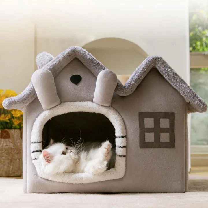 Cute%20Plush%20Pet%20House%20With%20Detachable%20Cushion%20Washable%20Fluffy%20Dog%20Kennel%20Soft%20Pet%20Supplies%20Pet%20Bed%20Tent%20House%20-%20Image%205