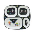 Dinewell Kids Rectangle Plate Animate, DWC2126. 
