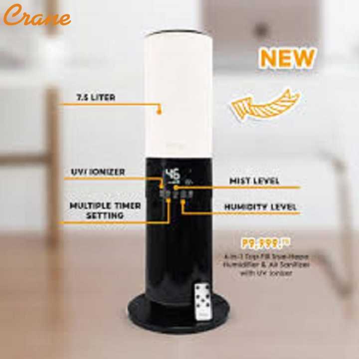 Crane Electrical Ultrasonic Cool 4 in 1 Humidifier EE-6919