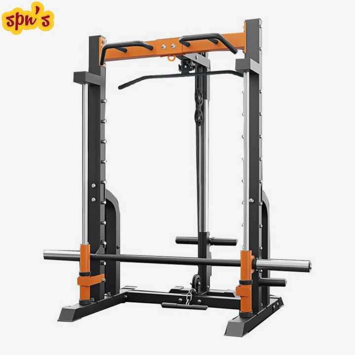 SPN'S%20Multi%20Smith%20Cable%20Machine%20Exercise%20%7C%20Multifunctional%20Smith%20Machine%20%7C%20Home%20Gym%20Equipment%20-%20Image%204