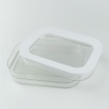 JAERBEE Meat Fridge Storage Containers Container with Lid for Meat Fridge Storage Box Suitable for Storing Bacon B. 