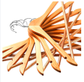 Natural Wood Clothes Hangers Suitable for Coat, Jacket, Suit, Sweater And Space Saving Wardrobe (12 Pieces). 