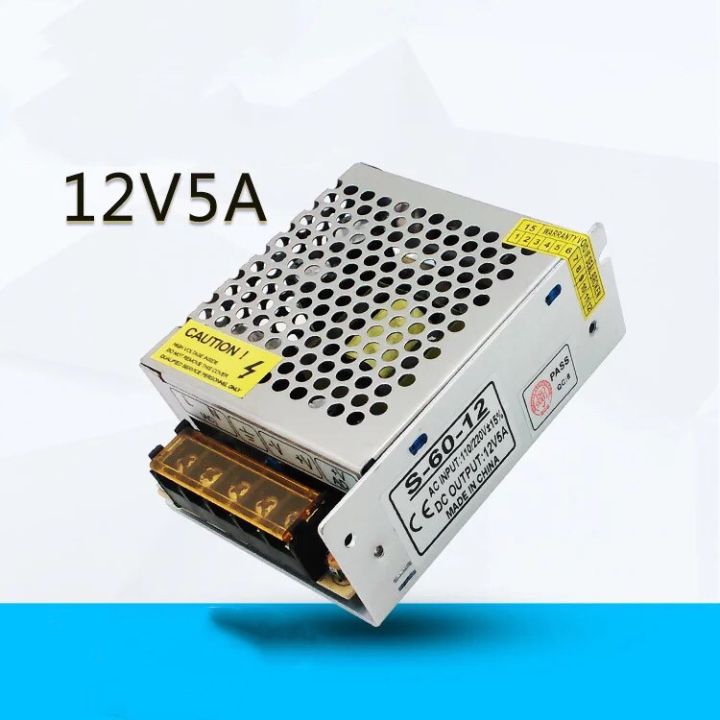 12V%205A%20Power%20Supply%2060W%20SMPS%20for%20LED%20Strip%20CCTV%20Camera%20-%20Image%202