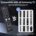 Samsung TV Remote Control Replacement For Samsung Smart TV Remote All Samsung LED QLED LCD 6/7/8/9 Series 4K UHD HDTV HDR Flat Curved Smart TV, with Netflix, Prime Video and Browswe Button. 