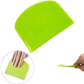 6 Pieces Dough Scraper Bowl Scraper Food-Safe Plastic Dough Cutter Flexible Plastic Scraper Practical Bench Scraper. 