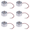 6X 1700-7300RPM 1.5-6.5V High Torque Cylinder Electric Mini DC Motor. 