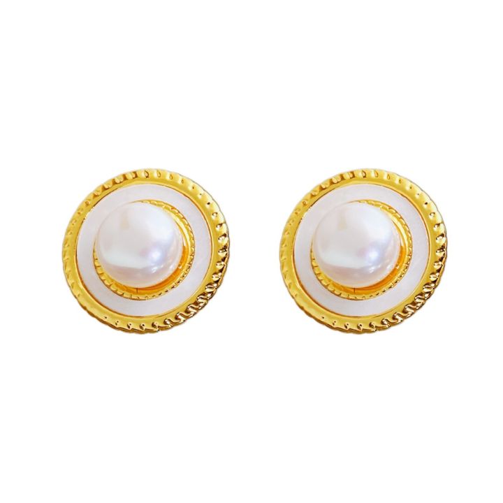 %E3%80%90Mega%20Sale%E3%80%91Super%20new%20retro%20style%20high-grade%20bright%20natural%20freshwater%20pearl%20earrings%20s925%20silver%20needle%20hemp%20lace%20-%20Image%205