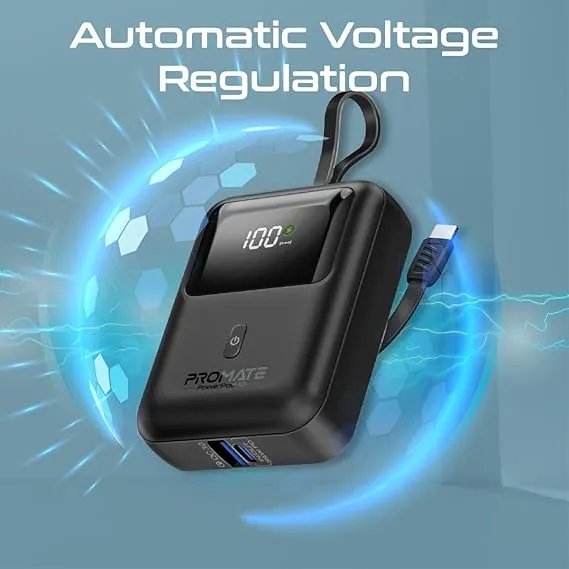 Promate%20POWERPOD-10,%20Power%20Bank%20with%20Built-In%20USB-C%20Cable,%2010000mAh%20Compact%20Fast%20Charging%20Power%20Bank,%2035W%20USB-C%20Power%20Delivery%20and%2018W%20USB-A%20Qualcomm%20QC%203.0%20Port%20-%20Image%207