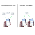 (GGBR) Tuya Zigbee 1 Gang Smart Switch with Temperature Humidity Sensor,Tuya Smart Life APP,Passive Dry Contact Relay DC 7-32V. 