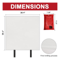 2PCS Emergency Fire Blanket, Fire Blanket, Fire Suppression Blanket for Kitchen, Grill, Fireplace (39.4Inch X 39.4Inch) Easy to Use. 