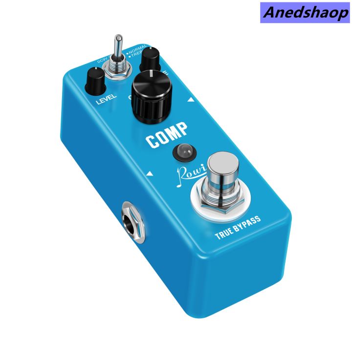 Anedshaop%20Rowin%20Guitar%20Bass%20Pedal%20Compressor%20Effect%20Studio%20Grade%20Comperssion%20Special%20Ultimate%20Comp%20Mini%20Effector%20Bypass%20CS-3%20Pure%20Sky%20Blue%20-%20Image%202