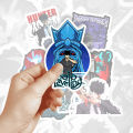 Solo Leveling Anime Pack of 10 Pieces Sticker Sung Jinwoo Design For Mobile Fridge Computer Laptop Notebooks Luggage Laminated Vinyl Sticker. 