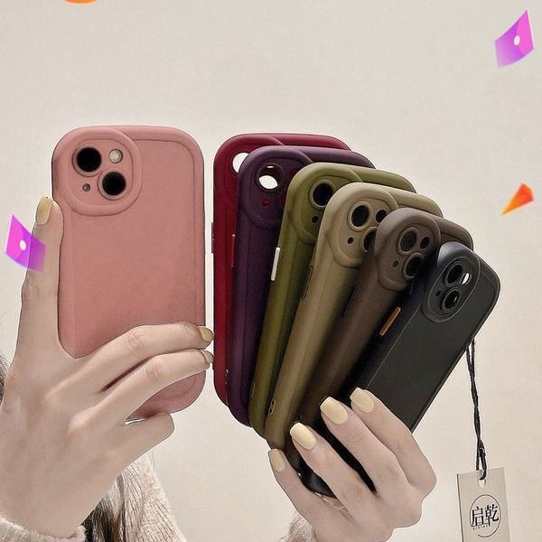 MissConnie Solid Color Phone Case Compatible for IPhone 11 15 14
