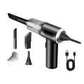 Durable Portable Wireless Car Vacuum Cleaner Dual Use Strong Suction Handheld Auto Vacuum 120W High Power Cordless Cleaner Car Cleaning Tool. 