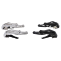 Motorcycle Foot Pegs Pedals Footrest Kit Replacement Parts for NC700D NC750D NC 700D 750D NC700 NC750 D (Black). 