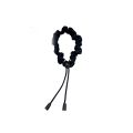 New Adjustable Hair Rope Black Puff Ponytail Hair Ties African Puffs Afro Hair Band for Black Women Pineapple Hairstyles. 