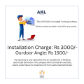 AKL 1 Ton Wall Split Air Conditioner On/Off Model. 