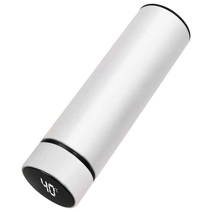 500Ml Capacity Thermos Colorful Bottle Thermal Cup Vacuum Flasks Stainless Steel Thermos (Color May Vary)