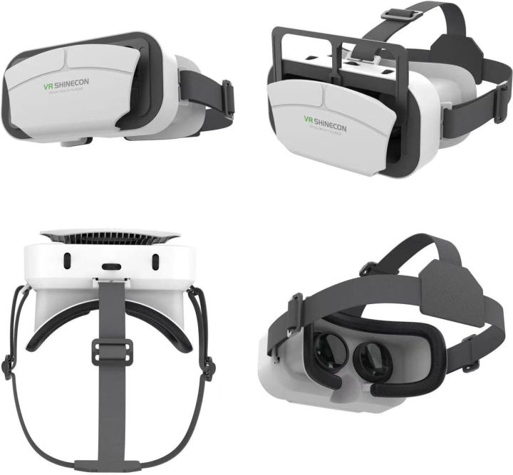 Shinecon VR Box IMAX Giant Screen Virtual Reality Glasses - SC-G12 - White
