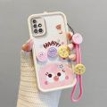 TAHANgTA Lanyard with Anti-Kapibara Cute Phone S515DLA515X-SMA515W-SMA515U-SMA515F-SM Luxury for Samsung Galaxy A514GA515U1SM-SM-Shell 3D Cartoon Labubu Drop Case. 