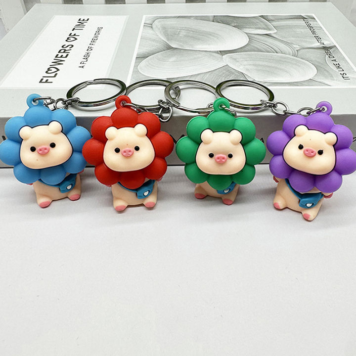 Smiling%20Face%20Sunflower%20Pig%20Key%20Chain%20Couple%20Car%20Key%20Pendant%20Cartoon%20Bag%20Pendant%20Maoxiu%20-%20Image%208