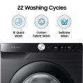 Samsung  8Kg Washing Machine WW80T504DAB With AI Ecobubble, Hygiene Steam, App Control. 