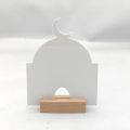 3Pcs/set Durable Moon Star Castle Ramadan Table Decoration Ornament for Ramadan Islamic Tabletop Decor Acrylic Party Home Eid Mubarak Decor. 