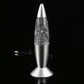 NEW 【Innovative design】New Brand 1pc 3D Rocket Multi Color Changing Lava Lamp RGB LED Glitter Party Mood Night Light Christmas Gift Bedside Night lamp. 