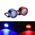 Strobe Light for Bike 12V DC Waterproof Motorcycle LED Strobe Lights Motorcycle LED Flash Warning Brake Light Lamp Compatible with Motorbikes, Scooters (1 Pair, Red/Blue). 