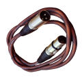 XLR Male to Female 3 Meter Microphone Cable - High Grade Low Noise Connectors for Clear Audio Recording for Studio & Stage. 