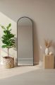 Bimba Arched Shaped 20"60" Aluminium Framed Wall Mirror. 