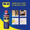 WD40, Multipurpose Car care Spray, 420ml Rust Remover, Lubricant, Stain Remover, Powerful Chimney Cleaner, Degreaser, and Bike Chain Cleaner. 