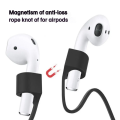 Applicable airpods 3 magnetic silicone lanyard accessories ios pro 2 bluetooth headset magnetic anti-lost rope. 