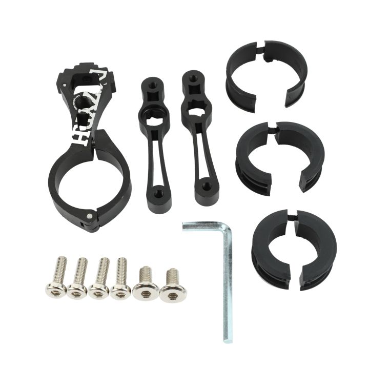 Bicycle Double Water Bottle Cage Holder Mount Adapter Black