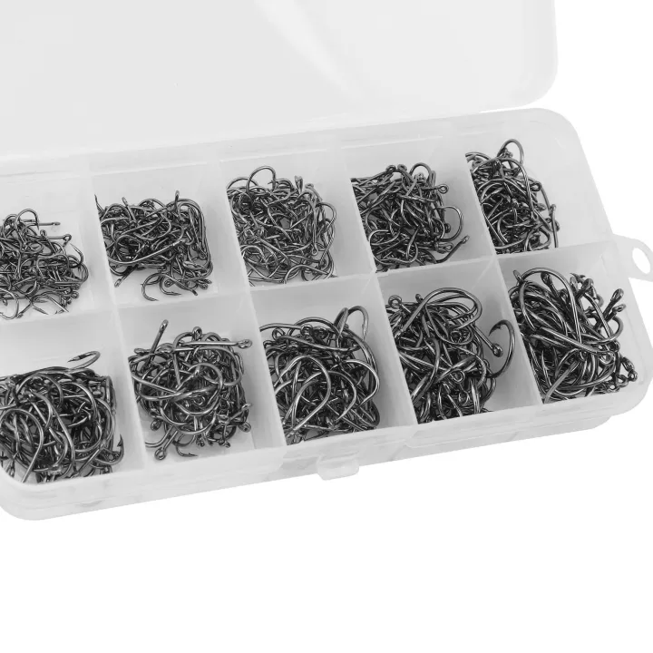 fasdaga%201000Pcs/Set%20Mixed%20Size%20#3~12%20High%20Carbon%20Steel%20Carp%20Fishing%20Hooks%20Pack%20With%20Hole%20With%20Retail%20Box%20Jigging%20Bait%20-%20Image%204