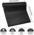 Self-Adhesive Leather Repair Patch 20 x 55 inches for Furniture Sofas Car Seats Chair Couches Handbags Jackets Decorative Home Hotel Wall (Black). 