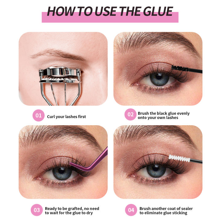 HOT MAGEFY Lash Bond and Seal Double-dual Individual Lashes Glue and Seal Super Strong Hold DIY Lash Extension and Lash Glue Remover