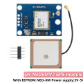 GY-NEO6MV2 New NEO-6M GPS Module NEO6MV2 with Flight Control EEPROM MWC APM2.5 Large Antenna for Arduino. 