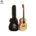 Manaslu Yatri Spruce Acoustic Travel Guitar with Package. 