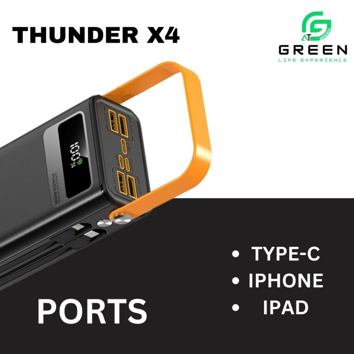 Green%20Thunder%20X4%20Powerbank%20%7C%20%2030000mAh%20PD%20Fast%20Charging%20%7C%20Removable%20Attach%20Wire%20%7C%20Emergency%20Flash%20Light%20%7C%2022.5W%20%7C%207%20Output%20Ports%20%7C%202%20Input%20Ports%20%7C%20Two%20Way%20PD%20Fast%20Charging%20%7C%20Digital%20Display%20%7C%20QC%203.0%20%7C%20Lithium%20polymer%20Large%20Capacity%20Battery%20%7C%20Portable%20-%20Image%206