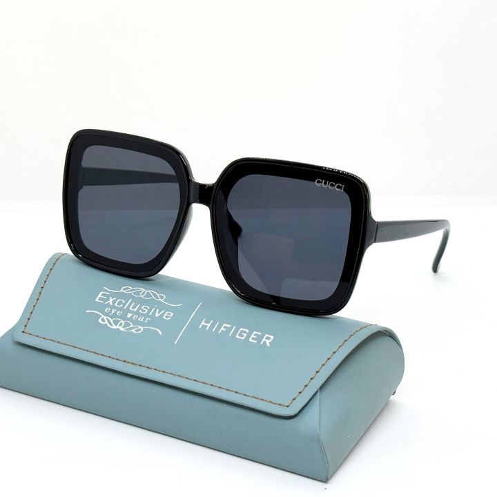 Korean Fashion UV Resistant Large Frame Sunglasses for Women Advanced Accessories Ins