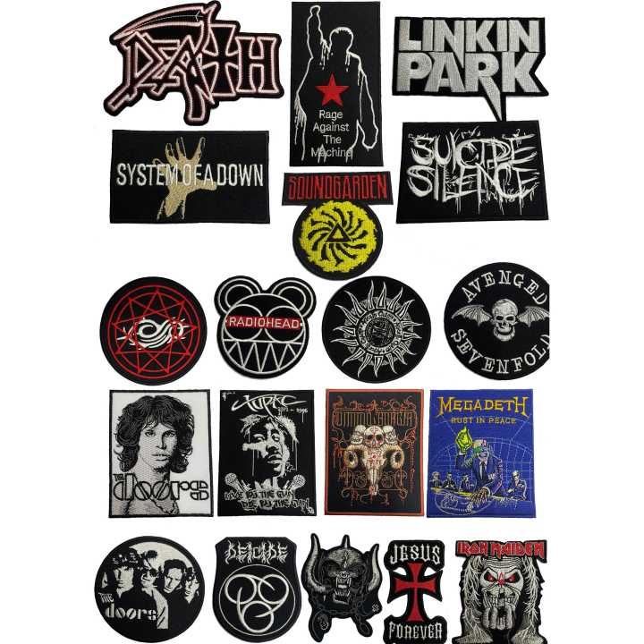 Premium Quality Metal Band Clothes Patches | Daraz.com.np