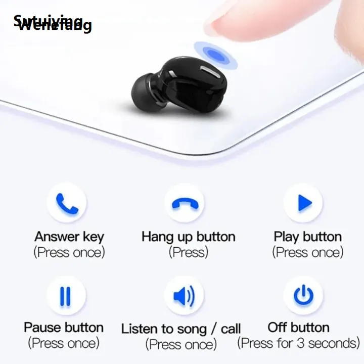 Wenefang%20Sutuiying%20X9%20Wireless%20Bluetooth%205.0%20Earphone%20Earbuds%20Noise%20Canceling%20Sleeping%20Hot%20Selling%20Original%20Waterproof%20TWS%20Mini%20Single%20Earphones%20Stereo%20Sound%20Headphones%20-%20Image%202