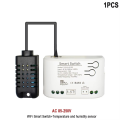 Smart WiFi Temperature Humidity Switch Passive Dry Contact Relay Thermostat Monitor Temperature Sensor. 