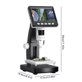 Nullmul 1000X Digital Microscope Biological Microscope 2MP 1080P Screen Soldering Coin Microscope PC View / Compatible. 