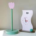 Linman Ornaments Wooden Flower Roll Paper Rack Rolls Storage TissSpecial ue Stand Space Saving Home Decor Tulip Towel Holder Toilet. 