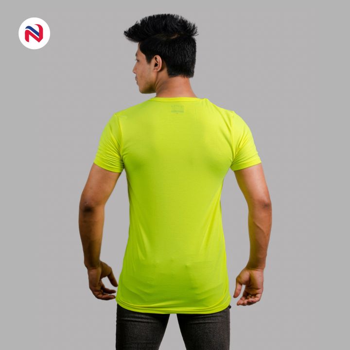 Nyptra%20Lime%20Green%20Premium%20Muscle%20Fit%20Plain%20Cotton%20T-Shirt%20For%20Men%20-%20Fashion%20%7C%20T-Shirts%20For%20Men%20%7C%20Men's%20Wear%20%7C%20-%20Image%204
