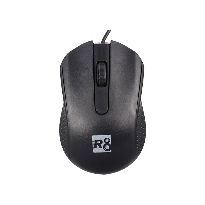 Mouse R8 1618a R8 1608 Wired Optical Mouse | 1200dpi | Ergonomic | Daraz.com.np