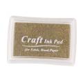 Spreeshop 3X Rubber Stamp Ink Pad Stamp Inkpad Ink Pad - Gold. 